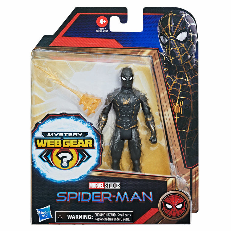 New Marvel Spider-Man 6-Inch Black & Gold Suit Action Figure