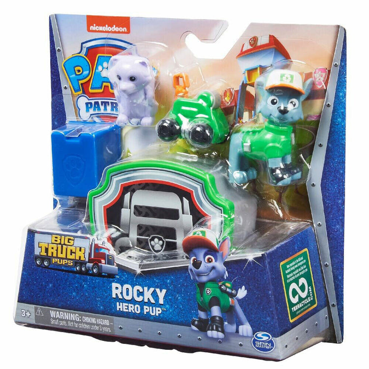 PAW Patrol Big Truck Pups - Hero Pup w/ Accessories *Choose Your Pup* - New Rocky