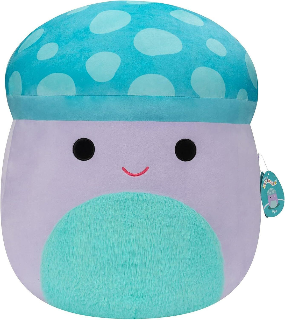 16-Inch Squishmallow Plush Toys - Various Characters-Super Soft and Collectible - PYLE BLUE AND PURPLE MUSHROOM