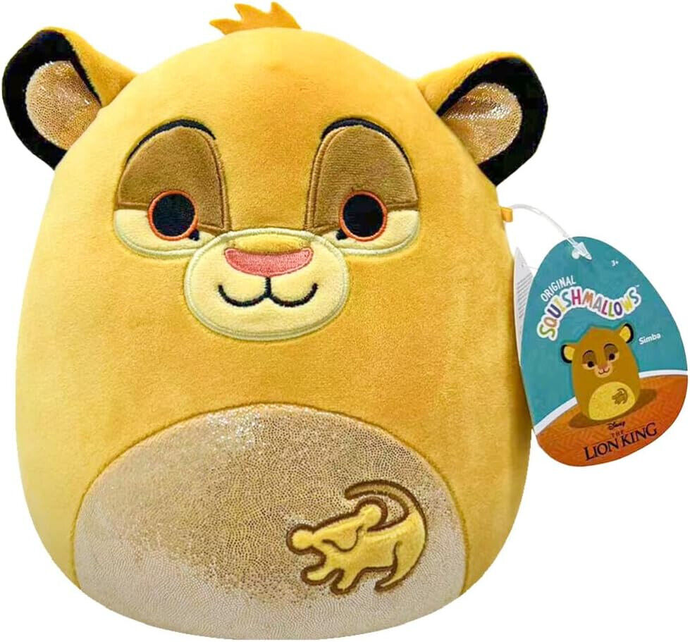 SQUISHMALLOWS 8-Inch **THE LION KING** SIMBA, MUST HAVE , LIMITED COLLECTION!!