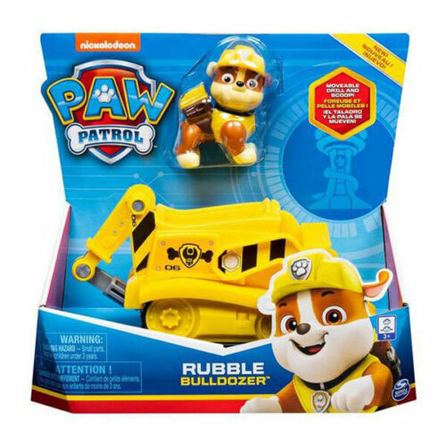 PAW Patrol Vehicle Toys - Ready for Action and Adventure  RUBBLE (BULLDOZER)