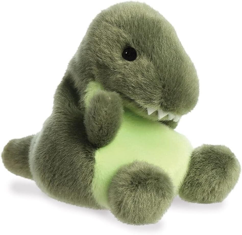 Aurora, 33617, Palm Pals Tyranno T-Rex Dinosaur, 5In, Soft Toy, Green