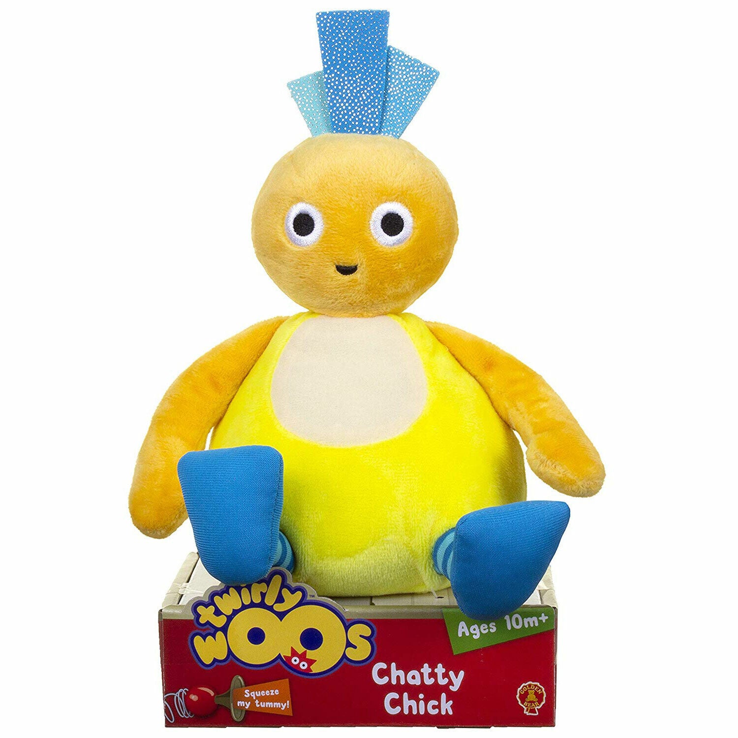 New Twirlywoos Chatty Chick Soft Toy - Talking Plush Bird
