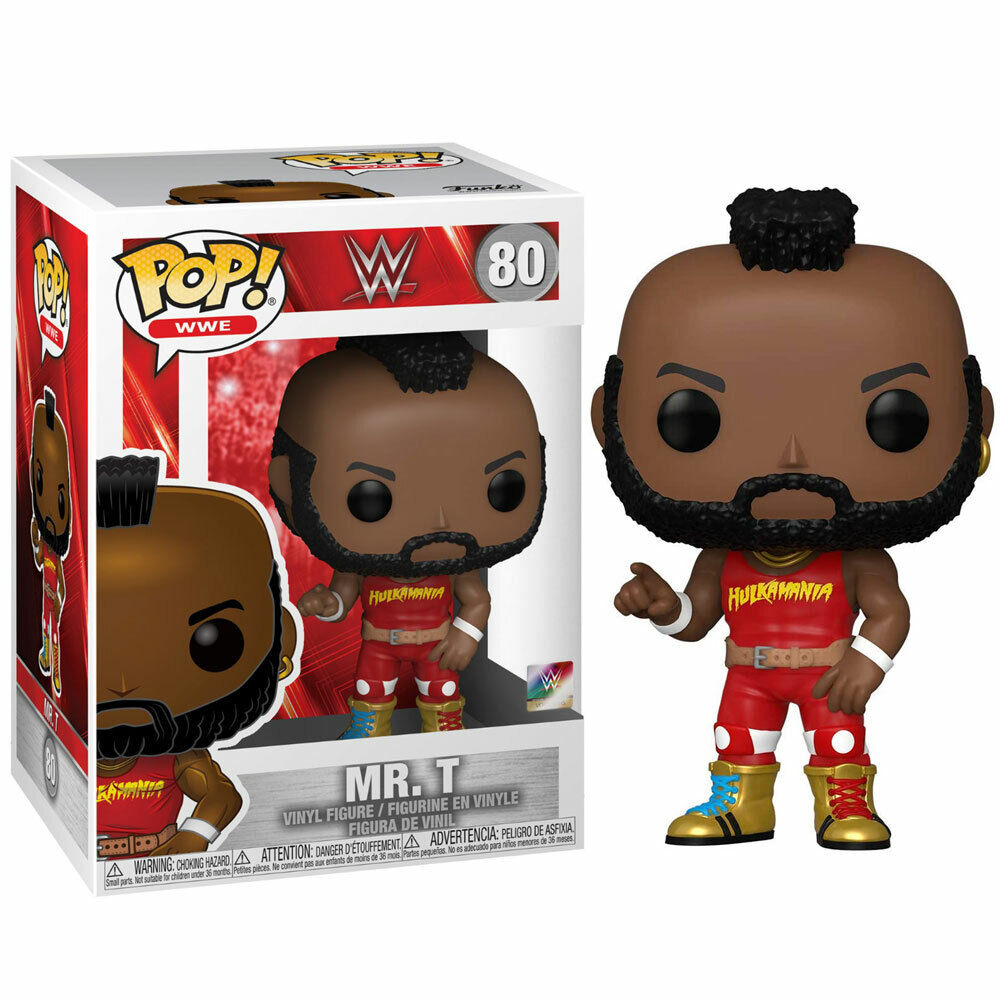 New WWE Pop! Vinyl Figure Mr. T - Collectible Wrestling Memorabilia