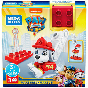 New in Box Mega Bloks PAW Patrol Marshall Figure - The Movie