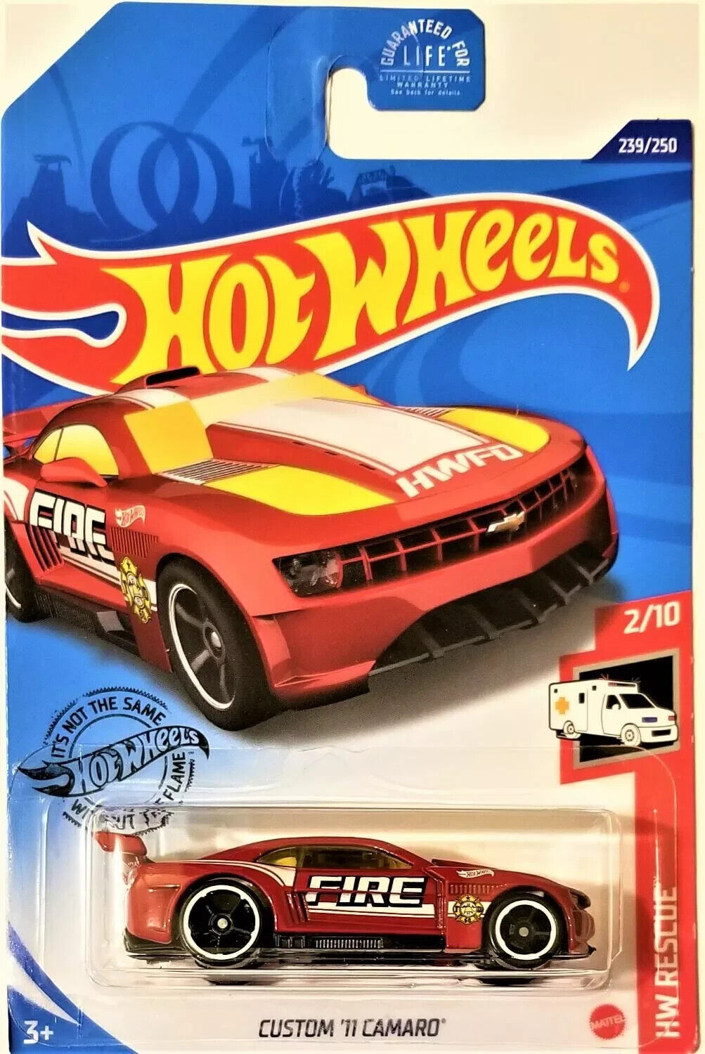 Hot Wheels - Custom 11 Camaro 239/250 - HW Rescue 2/10 - 2020