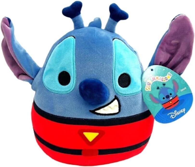 SQUISHMALLOWS SQDI00163 Alien Suit Stitch Little Ultrasoft Official Plush, Multi