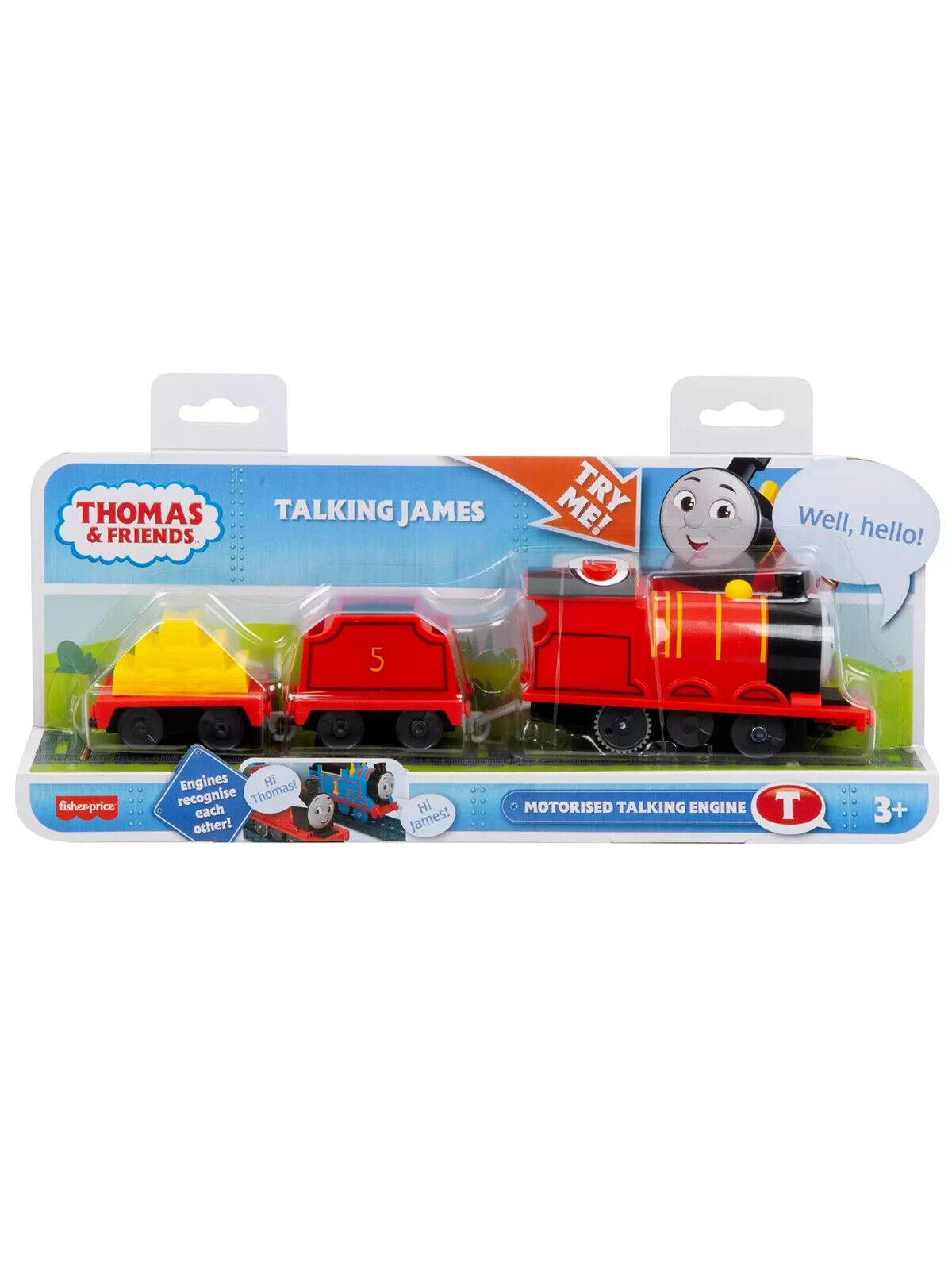 Thomas & Friends Motorized Talking James Engine [Ages 3+] **BRAND NEW**