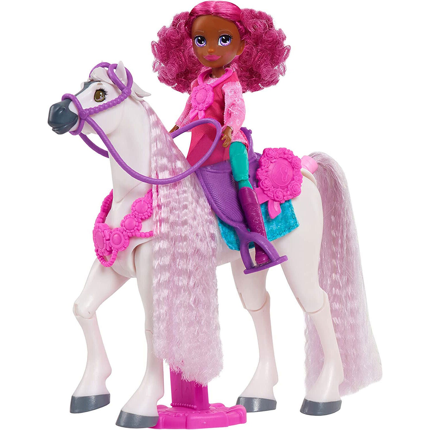 Winner’s Stable Doll and Horse 11-Piece Set - Madison and Huntley