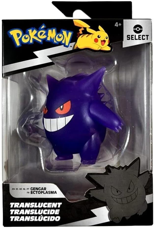 PoKéMoN Select FIGURE-3-Inch Battle Figure from Translucent Material GENGAR