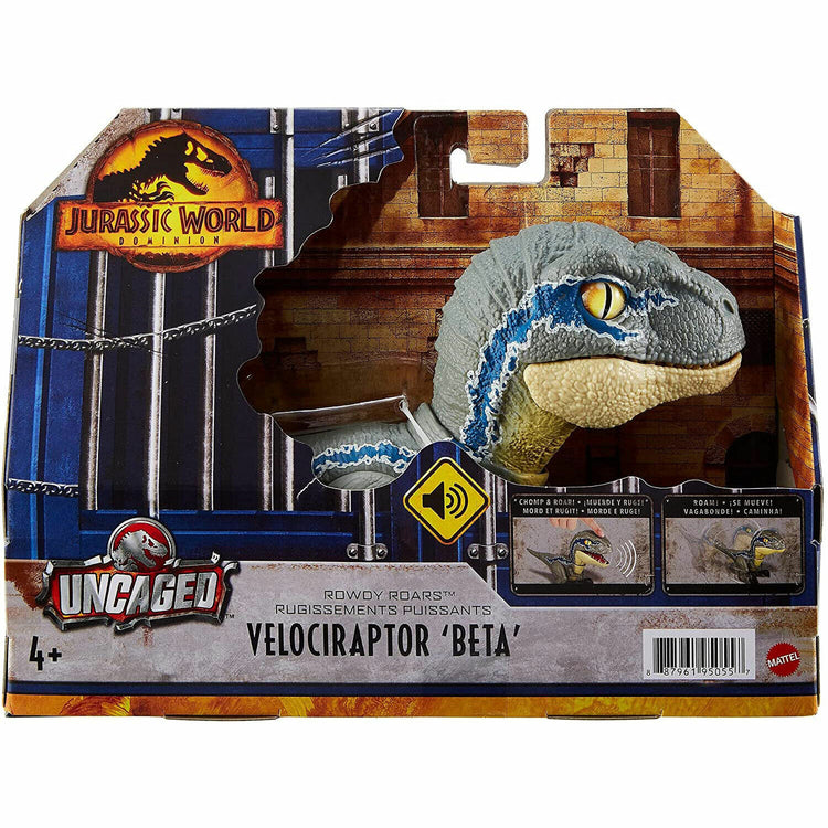 New Jurassic World Dominion Roaring Velociraptor Beta Figure