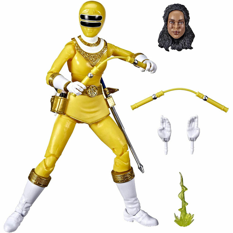 New Power Rangers Zeo Yellow Ranger Action Figure - Lightning Collection