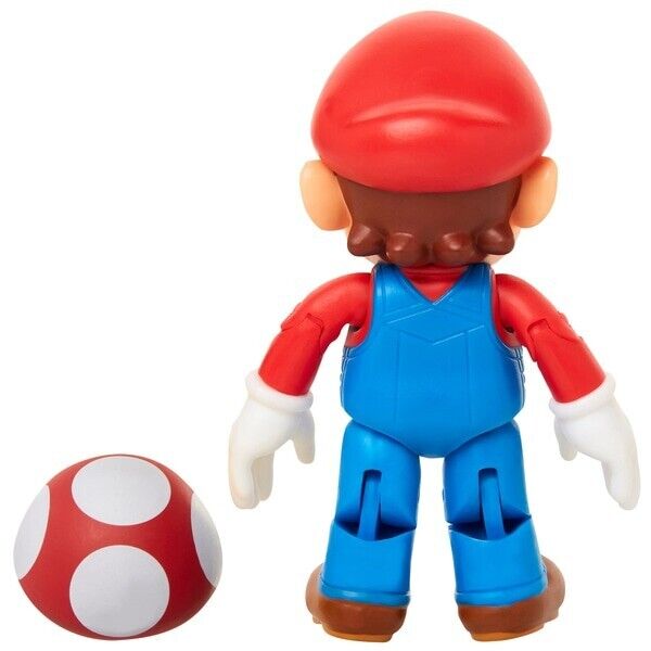 "Super Mario 4" Figure - Mario w/ Super Mushroom BRAND NEW"