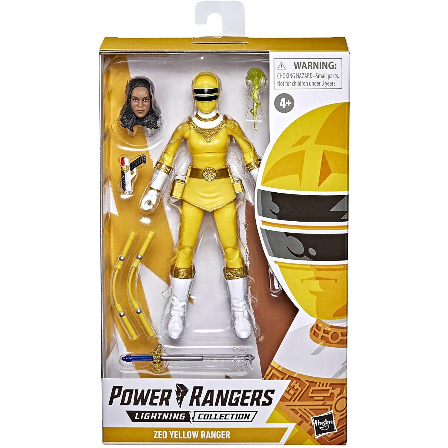 New Power Rangers Zeo Yellow Ranger Action Figure - Lightning Collection