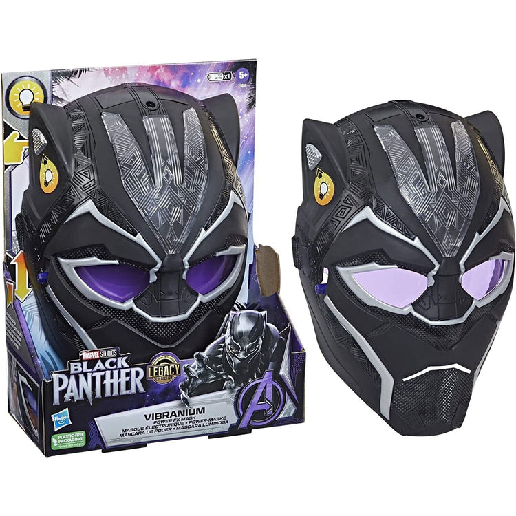 New Marvel Black Panther Vibranium Power FX Mask - Legacy Collection