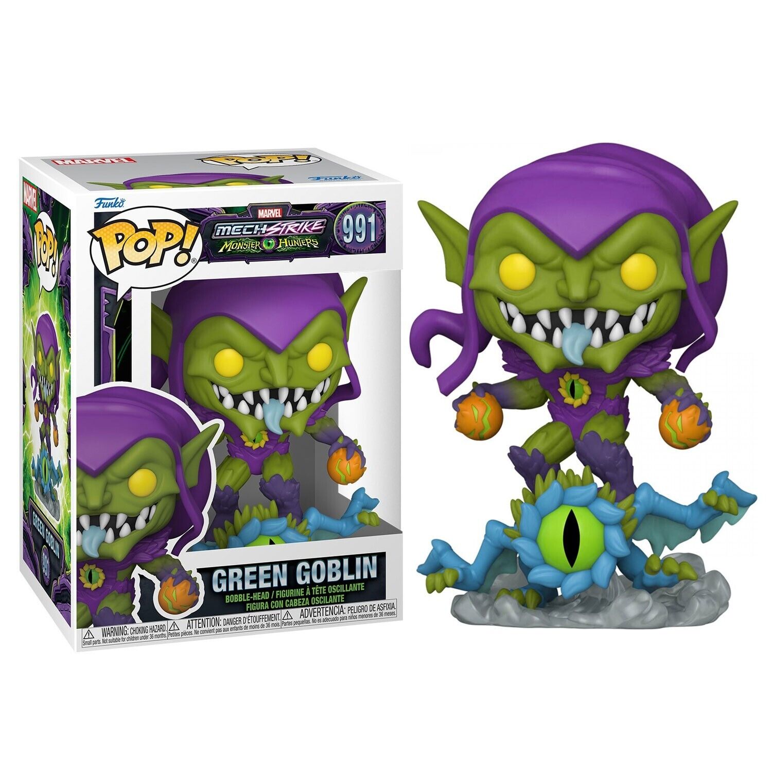 New Marvel Mech Strike Green Goblin Pop! Vinyl Figure - Monster Hunters