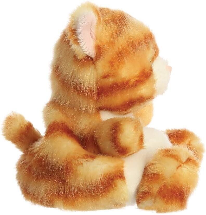 Aurora Palm Pals, Meow Kitty Tabby Cat, Soft Toy, 33473, 5 inches, Orange