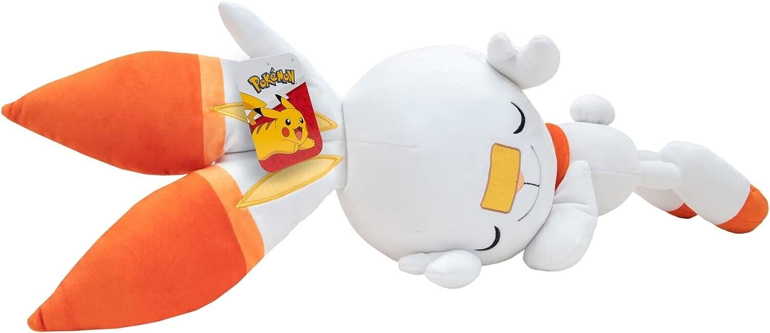 Pokemon Sleeping Scorbunny 18inch Plush Brand New