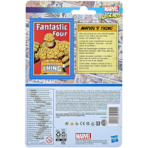 "Marvel Legends Retro Fantastic Four Thing 3.75" Figure - New in Box!"