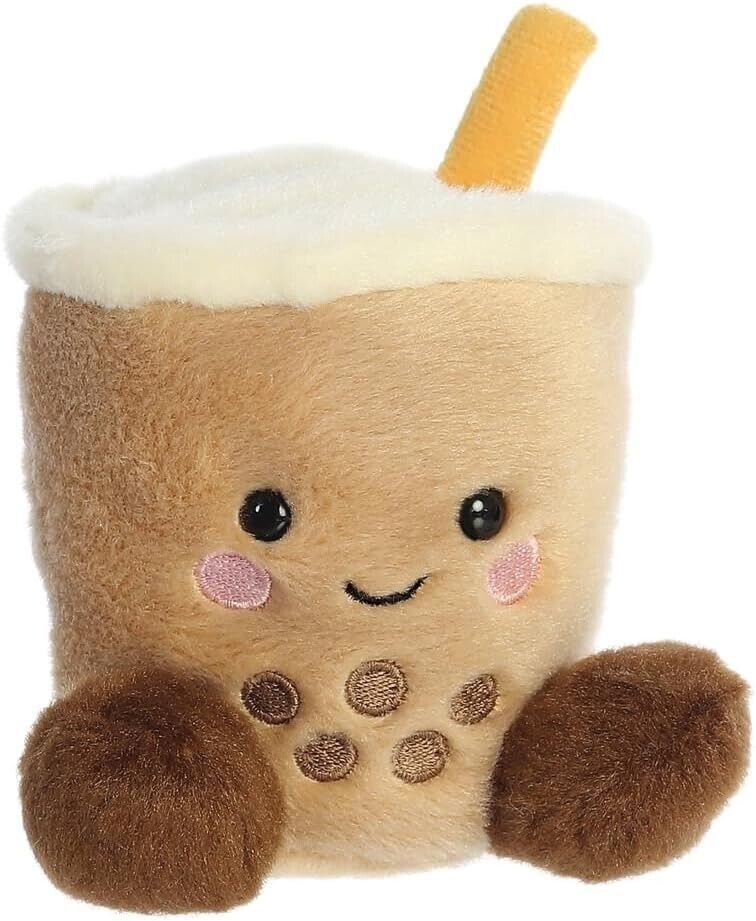 Aurora, 33687 Palm Pals Milky Tea Boba, 5In, Soft Toy, Brown