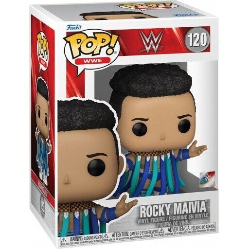 Funko POP WWE Rocky Maivia #120 - Rare Collectible Figure