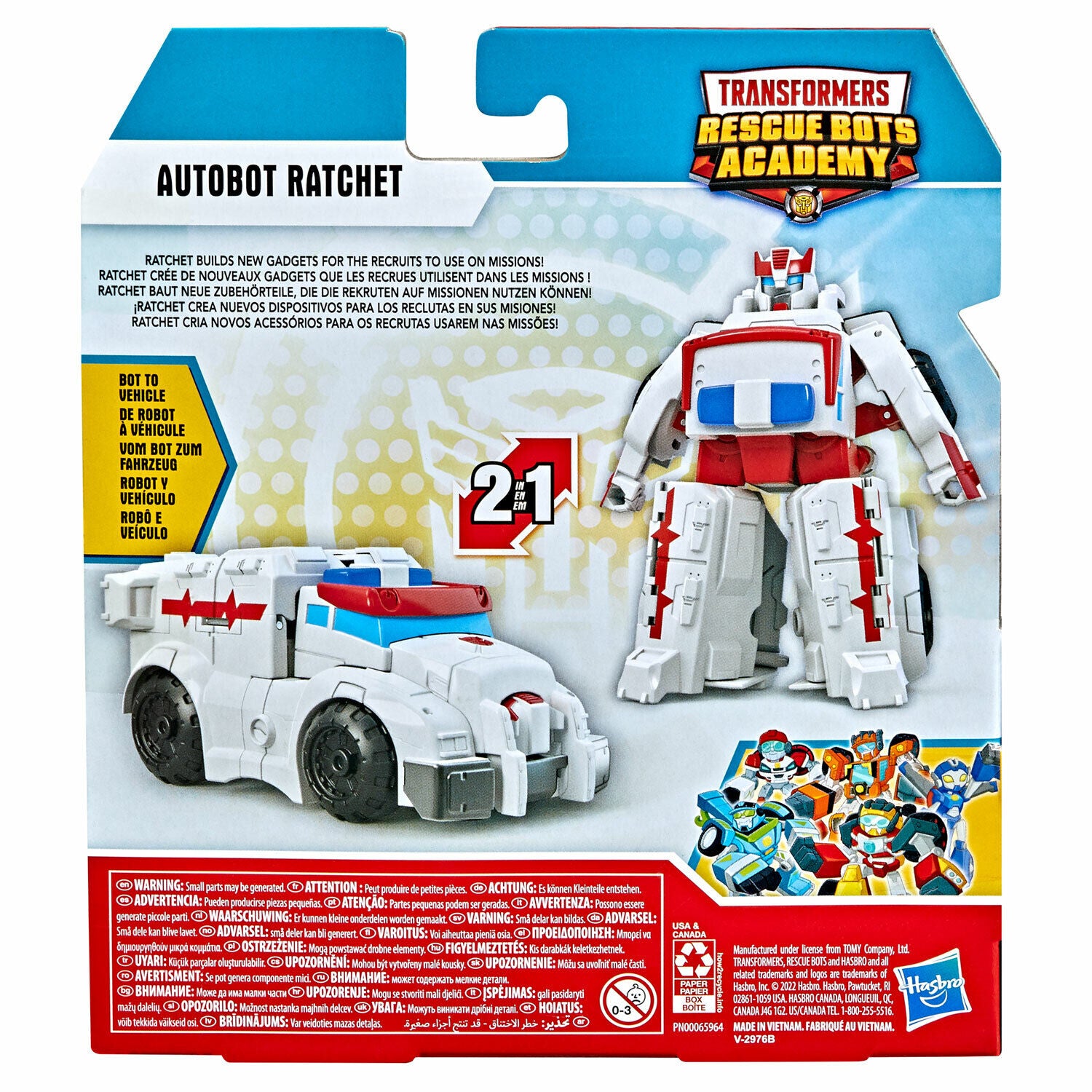 Transformers Rescue Bots Academy Autobot Ratchet F4445 - New in Box!