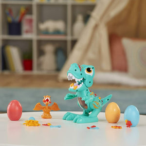 New Play-Doh Dino Crew Crunchin' T-Rex with 3 Eggs - Non-Toxic Fun for Kids