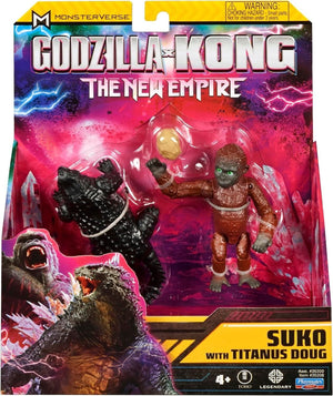 Godzilla x Kong: The New Empire, 3.5-Inch Suko and Titanus Doug Action Figure To