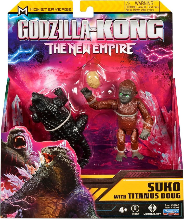 Godzilla x Kong: The New Empire, 3.5-Inch Suko and Titanus Doug Action Figure To