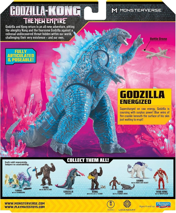 MonsterVerse Godzilla x Kong: The New Empire, 6-Inch Energised Godzilla Action F