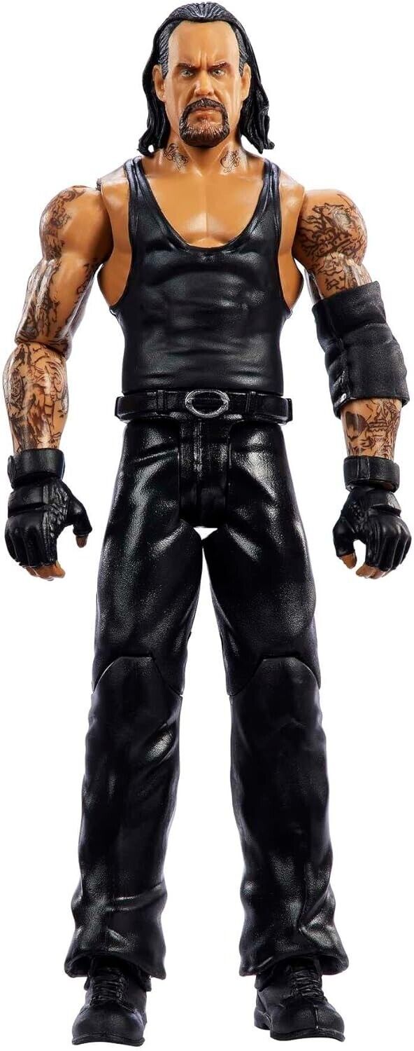 WWE Action Figure Undertaker WrestleMania Basics, Posable 6-inch Collectible for