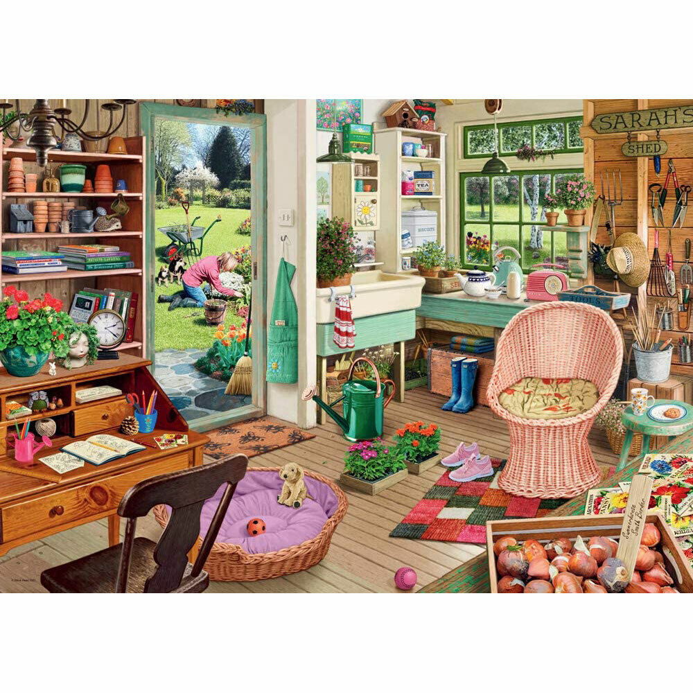 New Ravensburger My Haven No.8 The Gardener's Shed 1000 Piece Puzzle