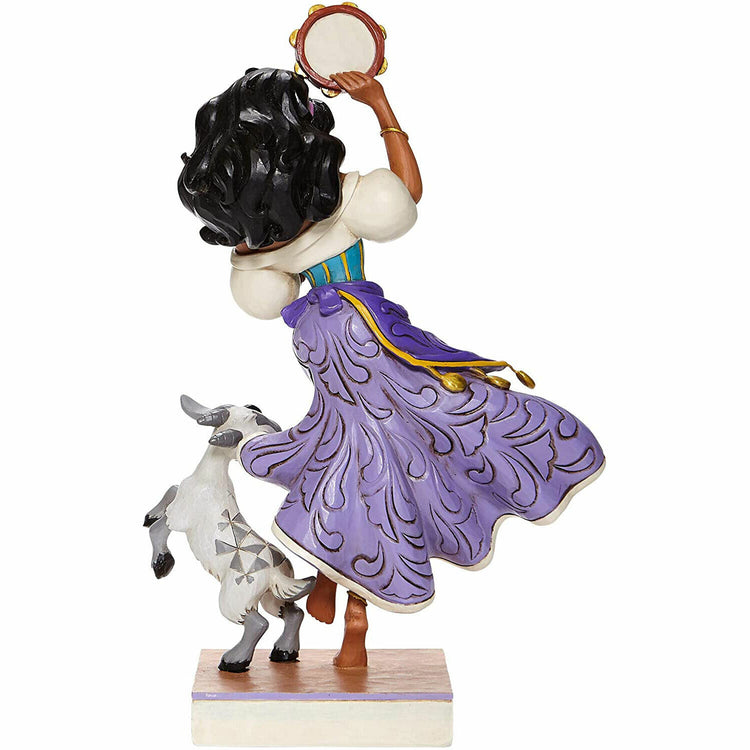 Disney Traditions Twirling Tambourine Player Figurine - Esmeralda & Djali