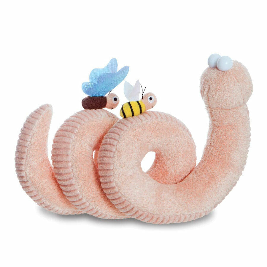 New Superworm Plush Toy by Aurora - Soft and Cuddly