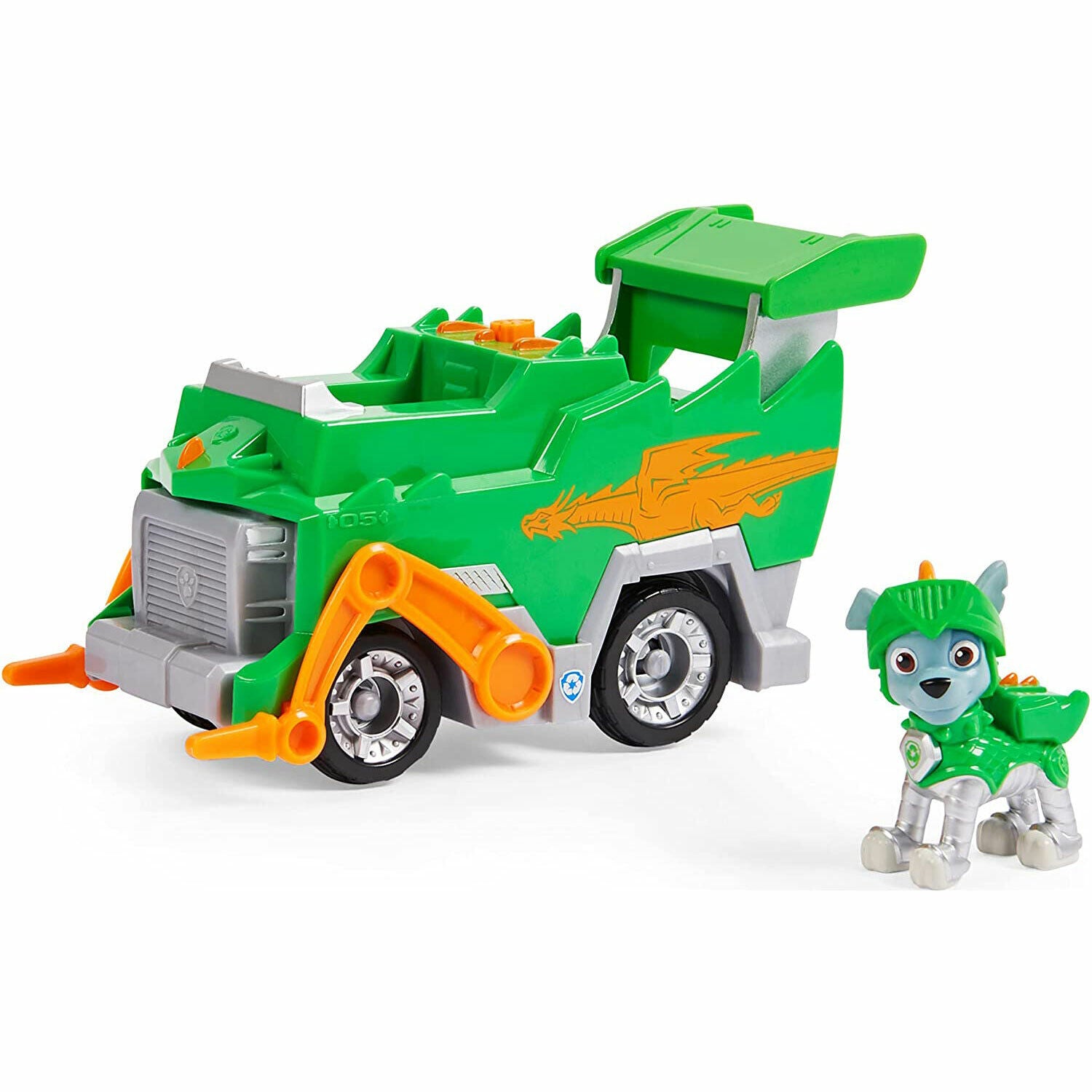 New PAW Patrol Rescue Knights Rocky Vehicle - Deluxe Edition