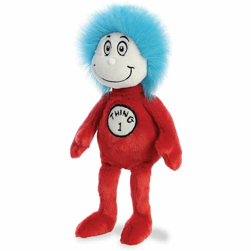 New Dr Seuss Cat in the Hat Thing 1 Plush Toy - Soft and Cuddly