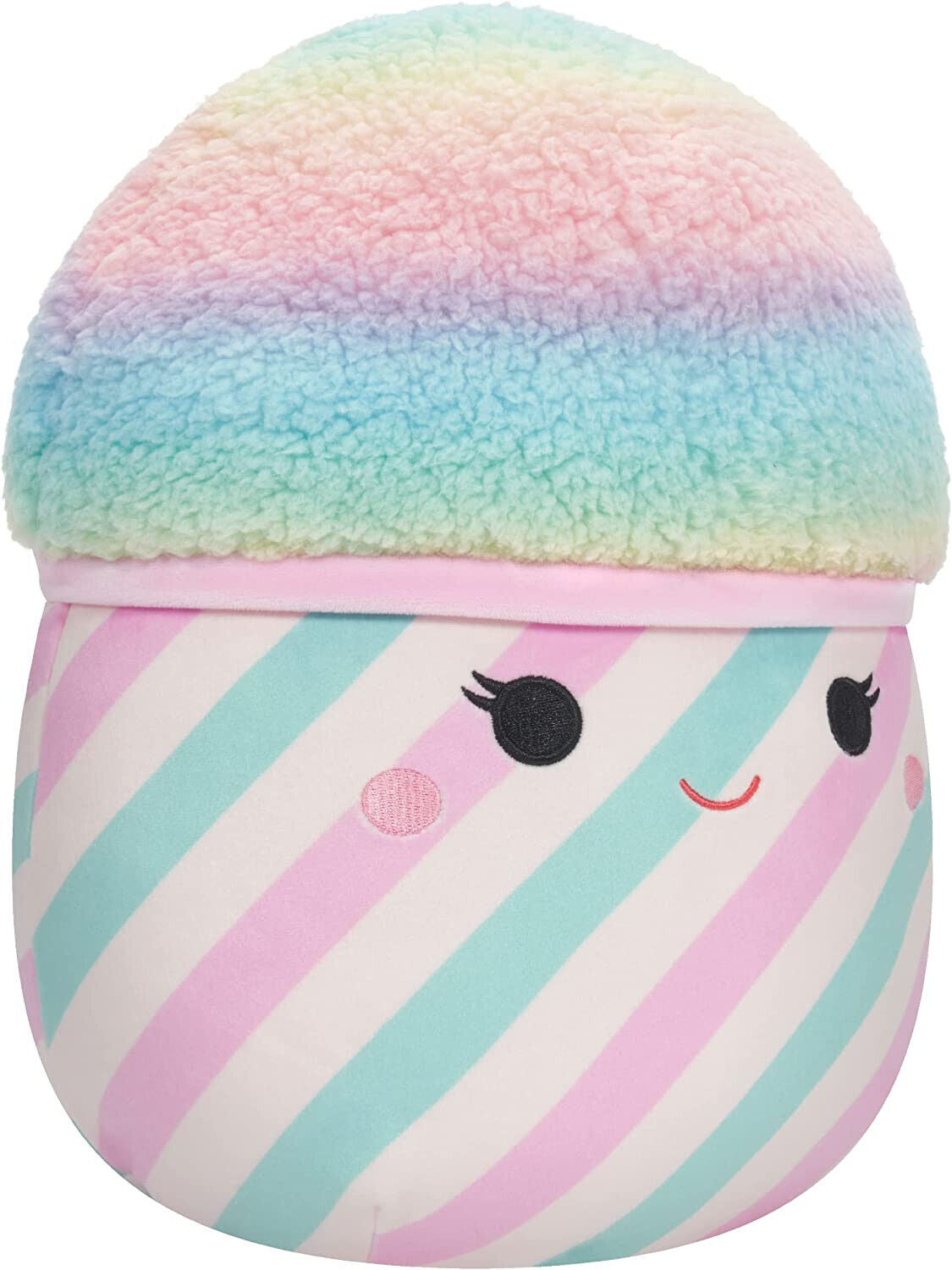 Squishmallow Kellytoy Plush 12" Bevin The Rainbow Snowcone, 2023, big size