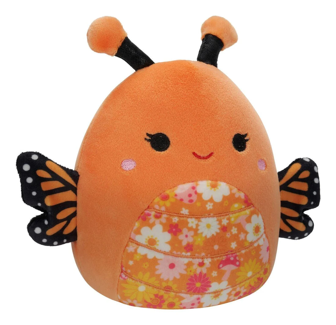 Squishmallows 2024 New Collection - 16 Inch Plush Toy - Adorable and Huggable - Mony The Orange Monarch Butterfly