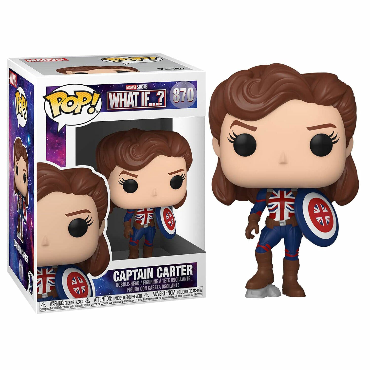 New Marvel What If...? Pop! Vinyl - Captain Carter Figure