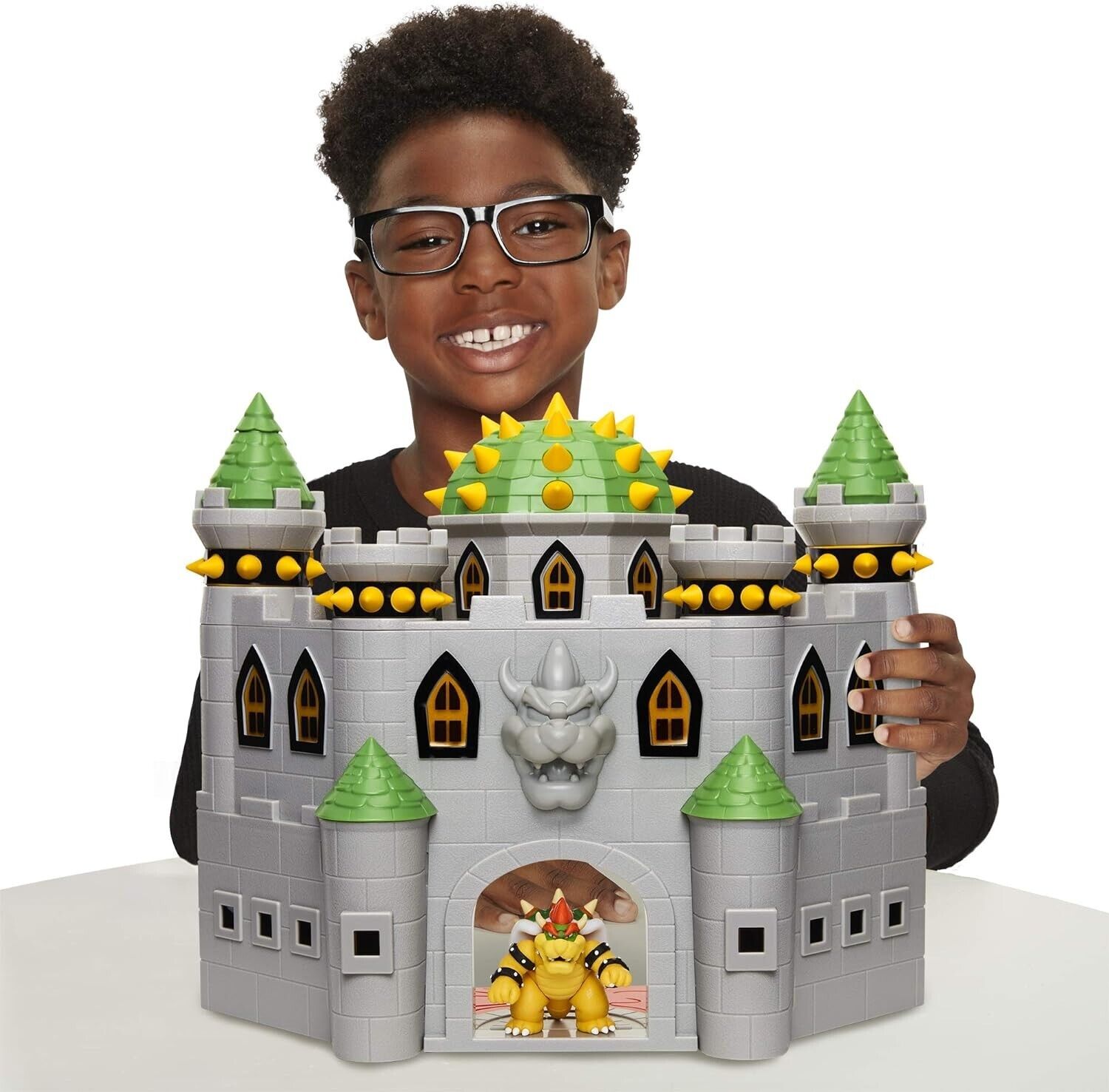 Nintendo Super Mario Mushroom Kingdom Castle Playset with Exclusive 2.5” Bowser