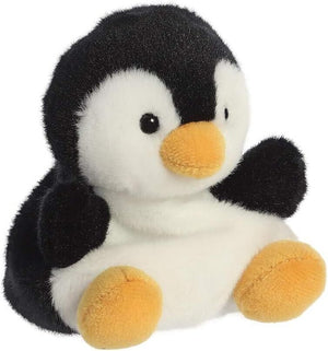 Aurora Palm Pals, Chilly The Penguin Soft Toy, 33481, 5 inches, Black and White