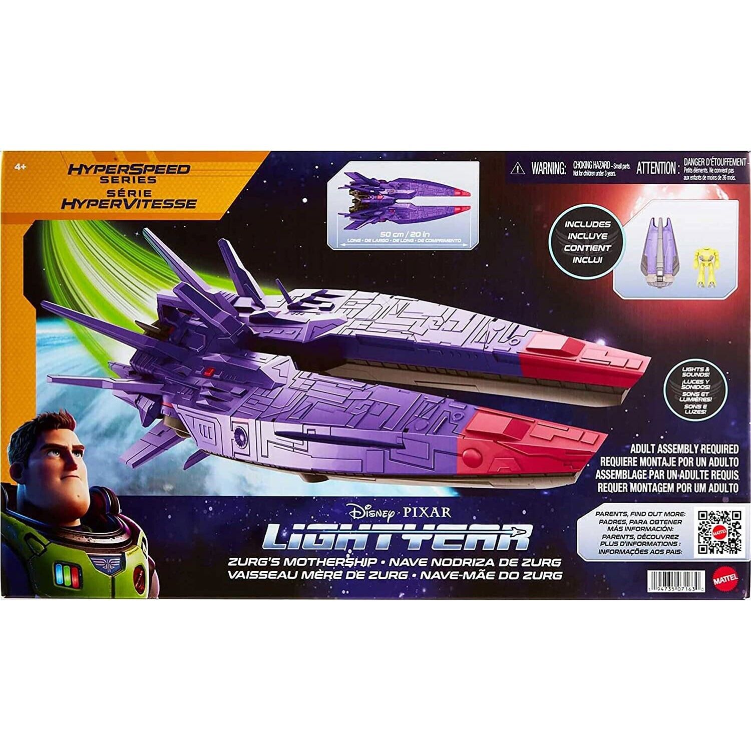 New Disney Pixar Lightyear Zurg's Mothership Toy - Free Shipping