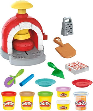 Play-Doh Kitchen Creations Pizza Oven Playset with 6 Cans of Modeling Compound