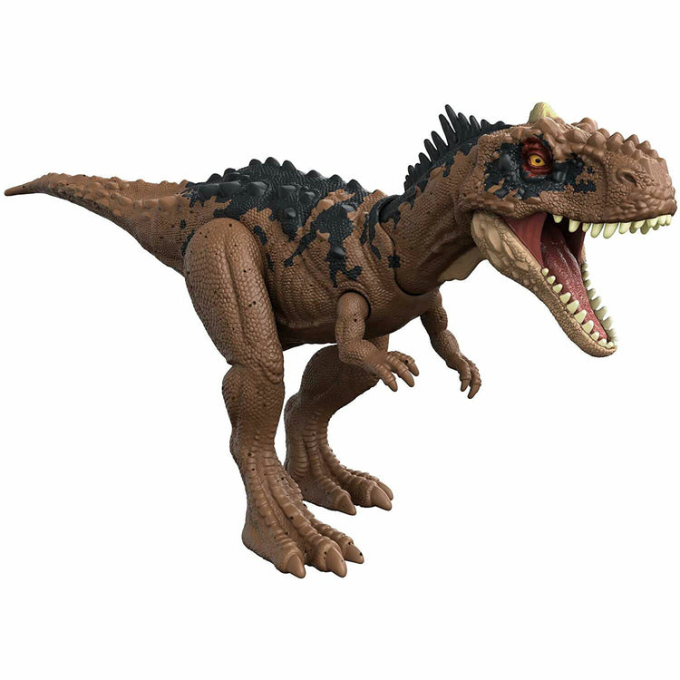 New Jurassic World Dominion Roar Strikers Rajasaurus Dinosaur Figure - Collectib