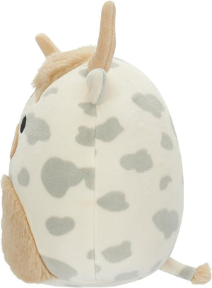 Squishmallows Original 7.5-Inch Borsa the Grey Spotted Highland Cow Small-Sized