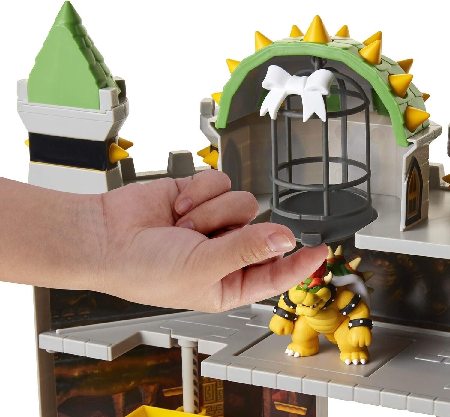 Nintendo Super Mario Mushroom Kingdom Castle Playset with Exclusive 2.5” Bowser