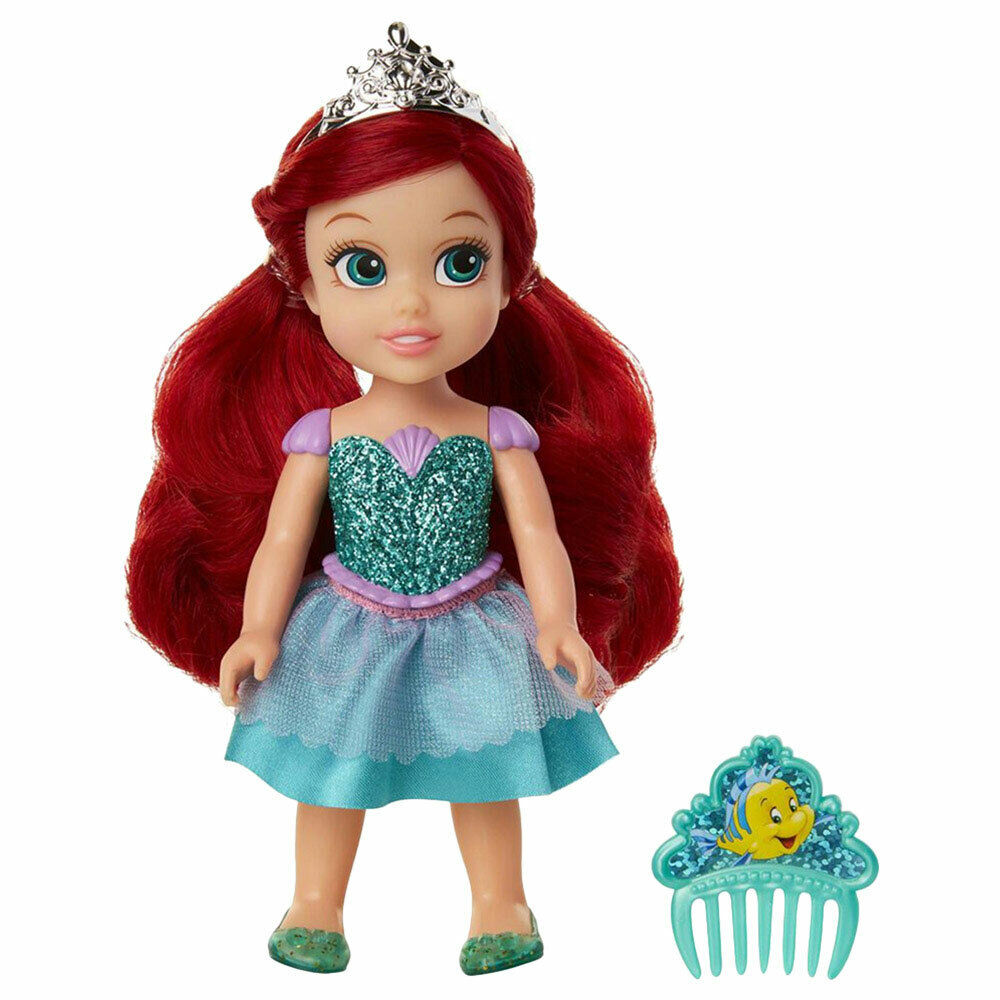 Disney Princess Petite Glitter Ariel Doll with Comb *BRAND NEW*