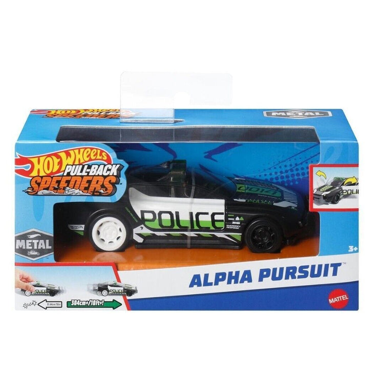 HOT WHEELS PULL-BACK SPEEDERS ASSOTMENT SELECT YOUR FAVOURITE ALPHA PURSUIT
