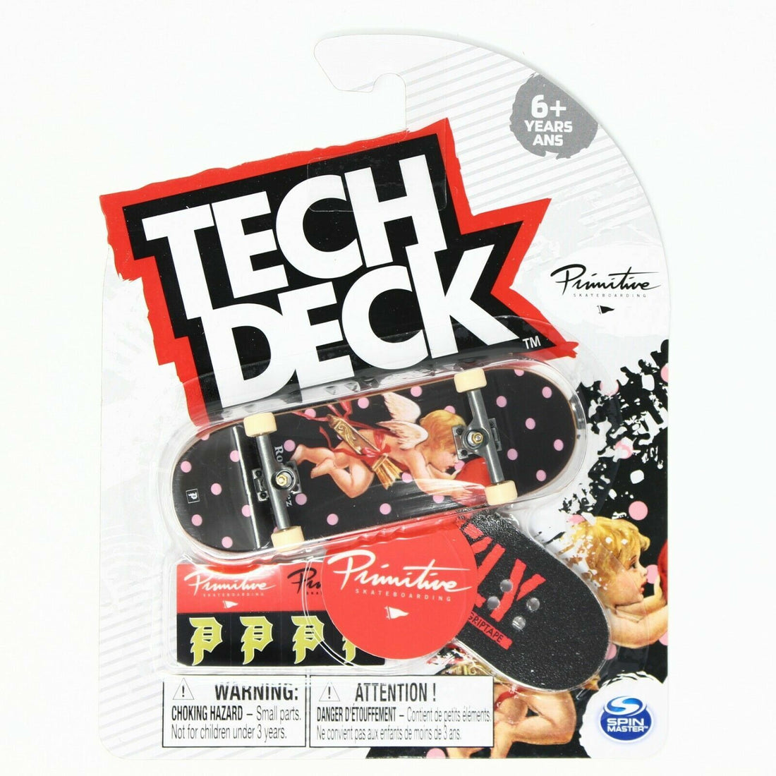 Pick Your Fave Tech Deck Single Pack 96mm Fingerboard - Authentic Skateboard Exp - Primitive (Paul Rodriguez - Cupid) (2021)