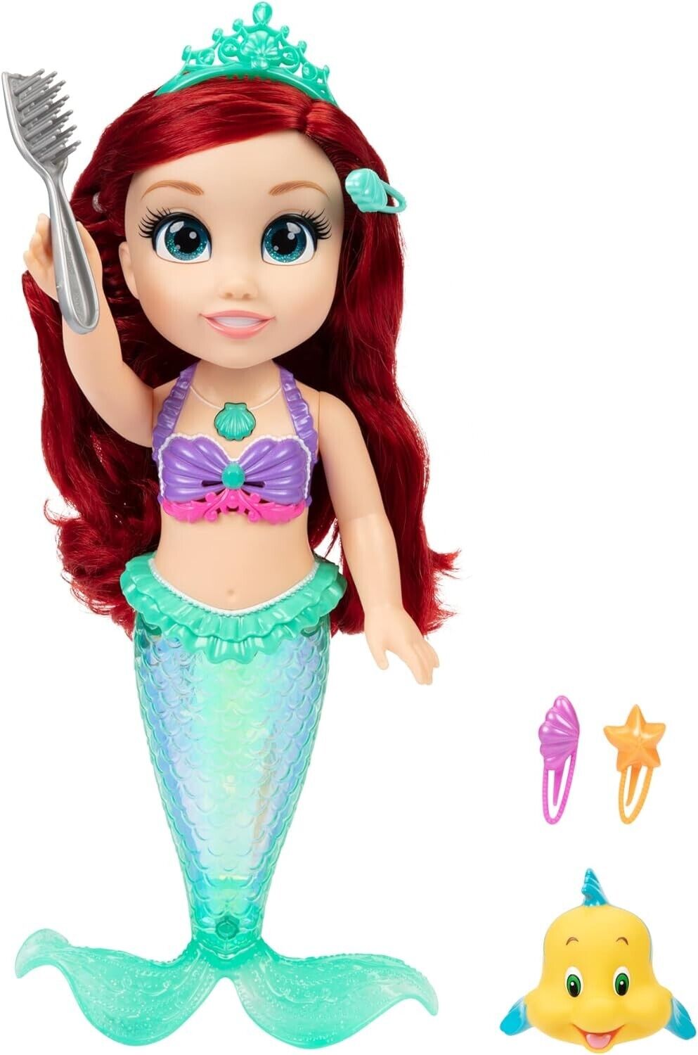 Disney Princess My Singing Friend Ariel Feature Doll, 14” / 35 cm Tall Doll Sing